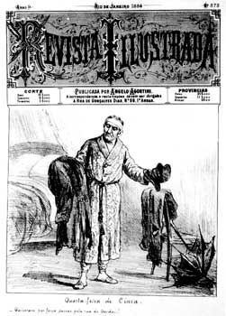 Cover of Revista Illustrada, by Angelo Agostini