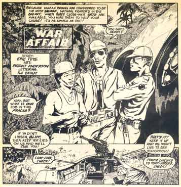 War Affair, in Venture, by Brent Anderson 1976