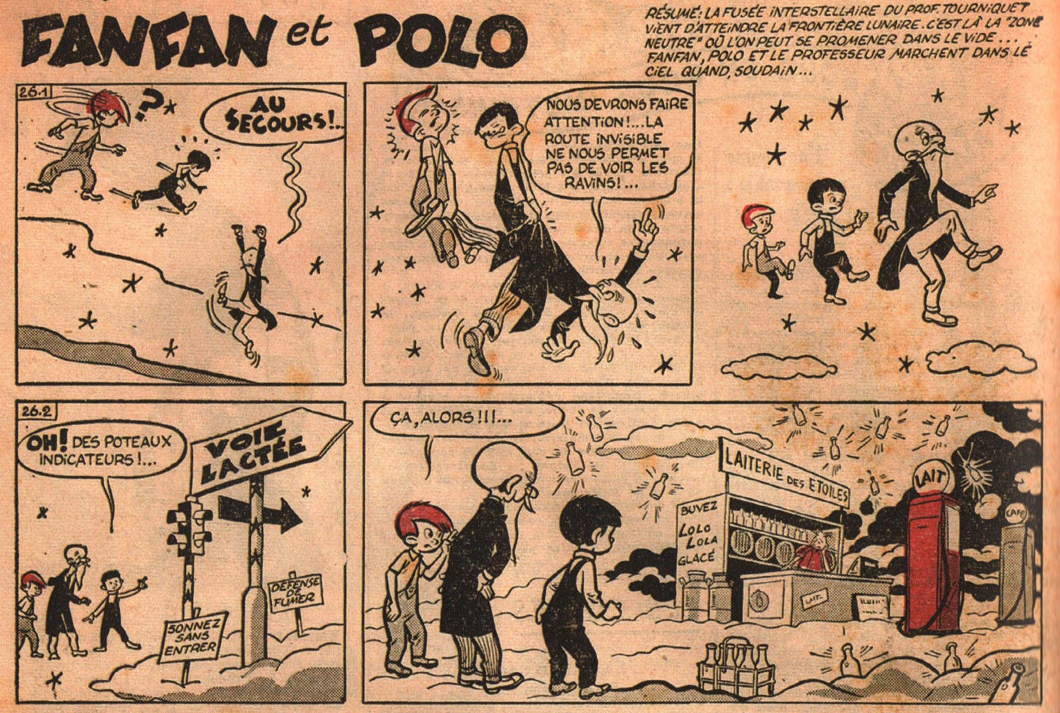 Fanfan et Polo sur la Lune (La Libre Junior #1, 1952)