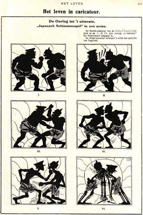 Het Leven in Caricatuur, door Jordaan 1915