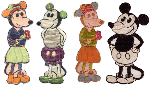 Mickey en Minnie-figuurtjes