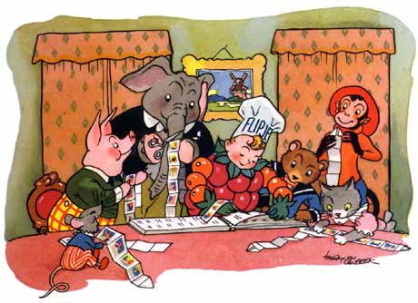 Flipje en zijn vriendjes in touw met de Flipposcoop