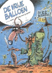 De Vrije Balloen #22, cover Paul Bodoni