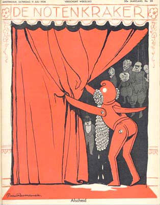 Het laatste nummer van De Notenkraker, door George van Raemdonck, 1936