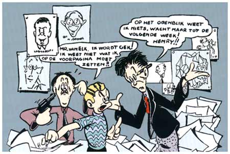 Piet van Elk en 'Henry' (Henk Albers)