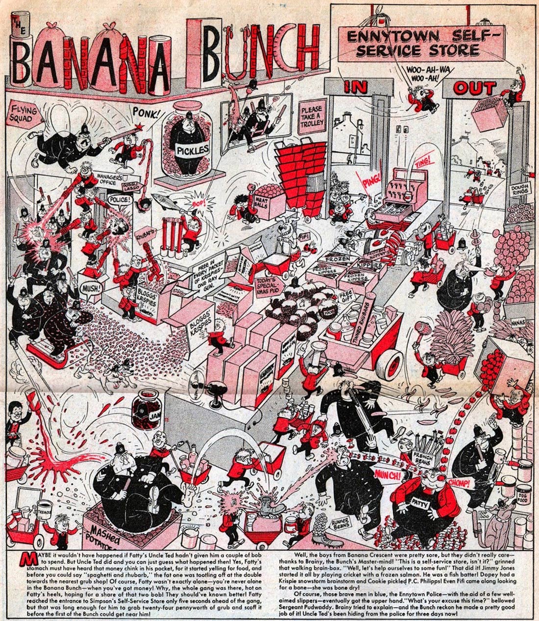 The Banana Bunch by Leo Baxendale