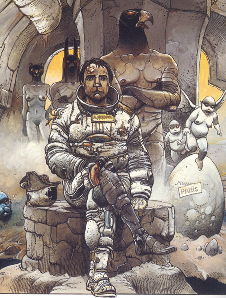 comic art by Enki Bilal