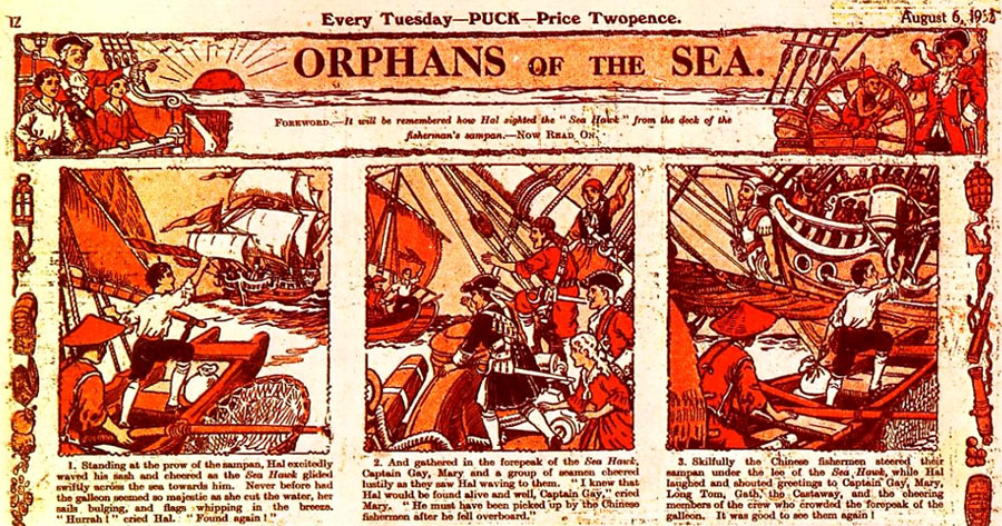 Orphans of the Sea, by Walter Booth