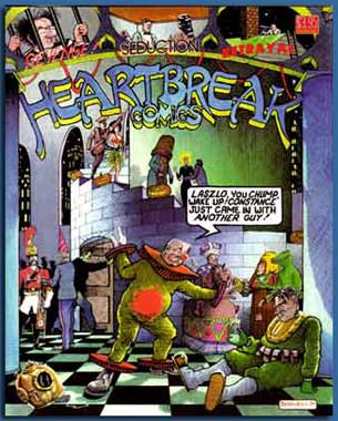 cover from Heartbreak Comics, by David Boswell