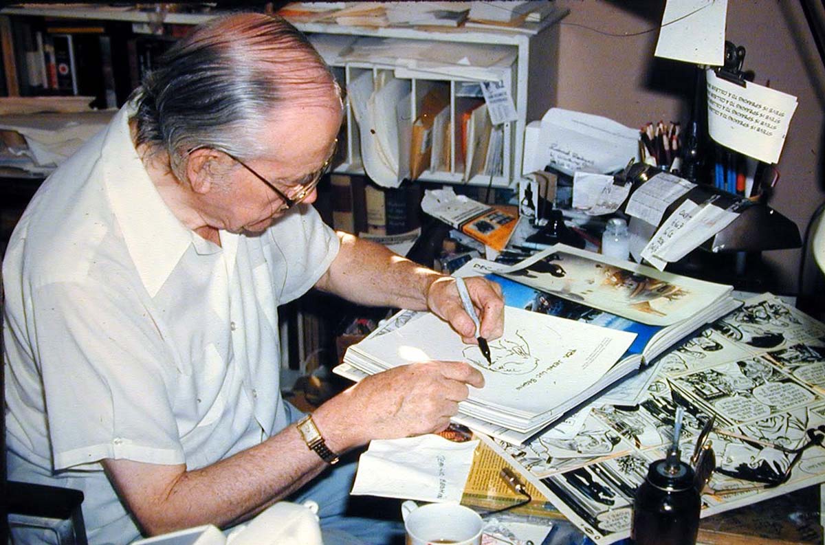 Milton Caniff photo © Jean-Luc Beghin