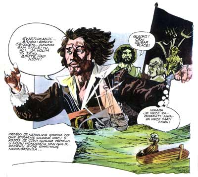 comic art by Aldo Capitanio