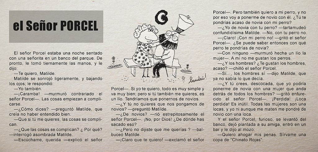 El Senor Porcel by Landru