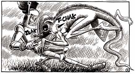 comic art by Enrique Cuéllar