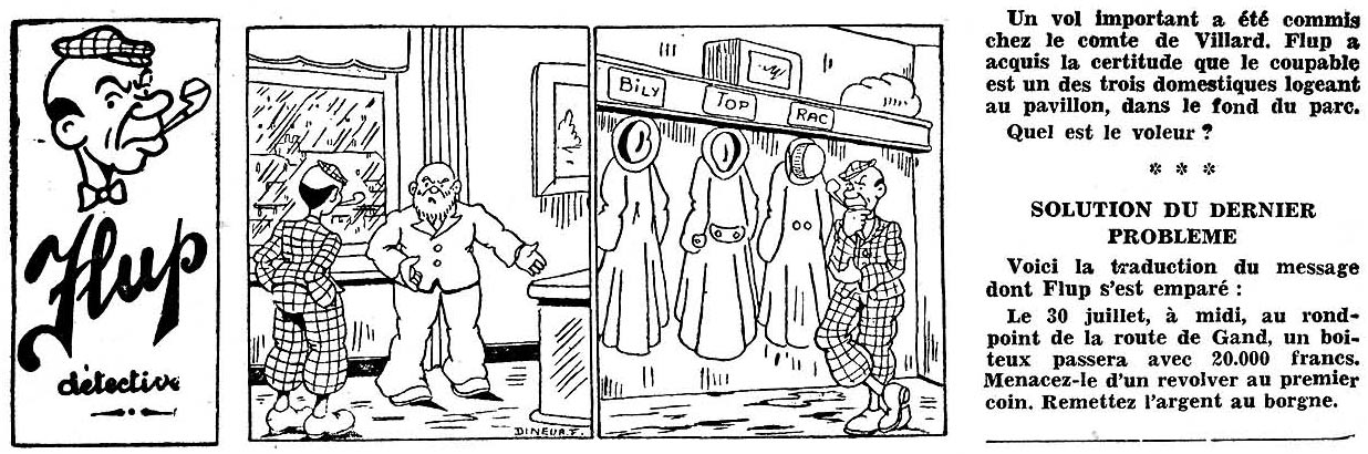 Flup Detective by Fernand Dineur