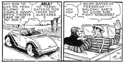 comic art by Ham Fisher