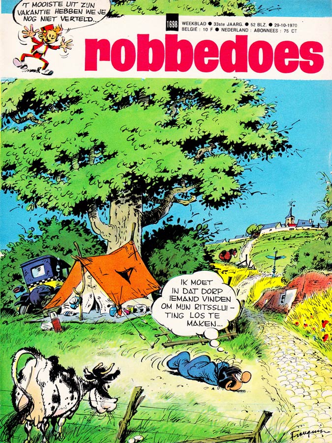 Spirou cover by Franquin