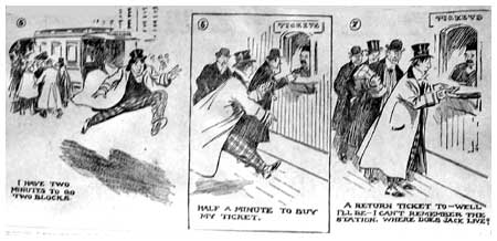 Absentminded Augie, by Gallaway 1905