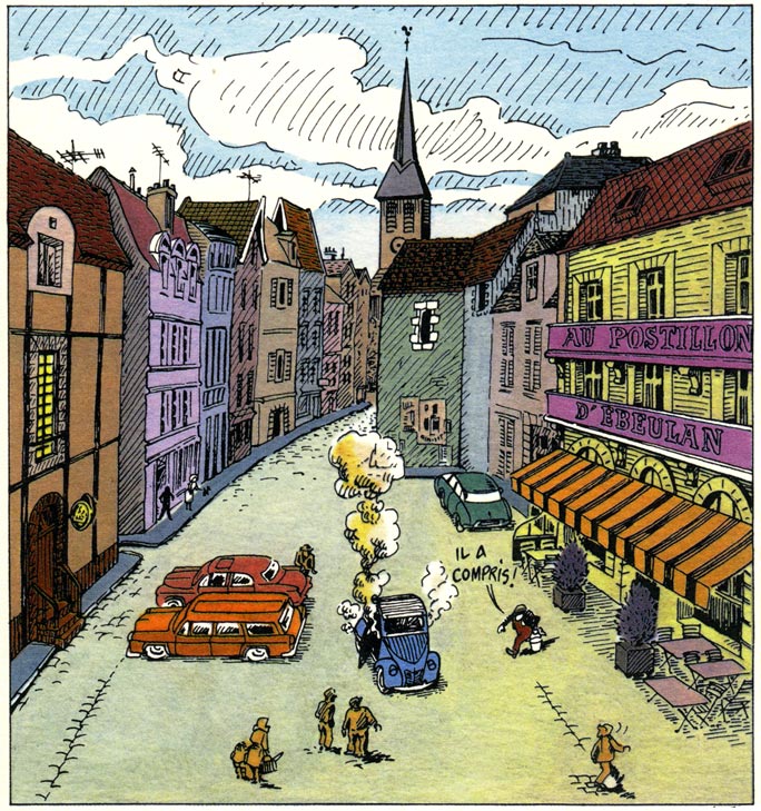 Une Plume pour Clovis, by Gébé