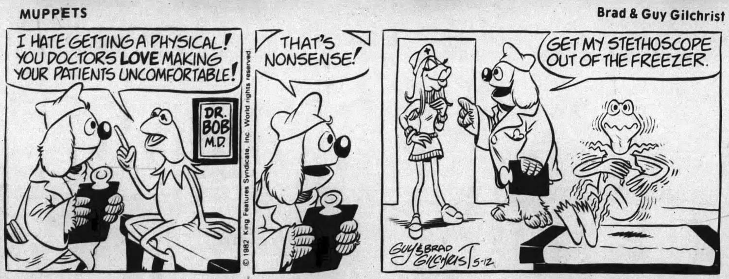 The Muppets by Brad and Guy Gilchrist (12 May 1982)