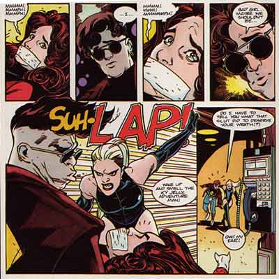 comic art by Adam Hughes