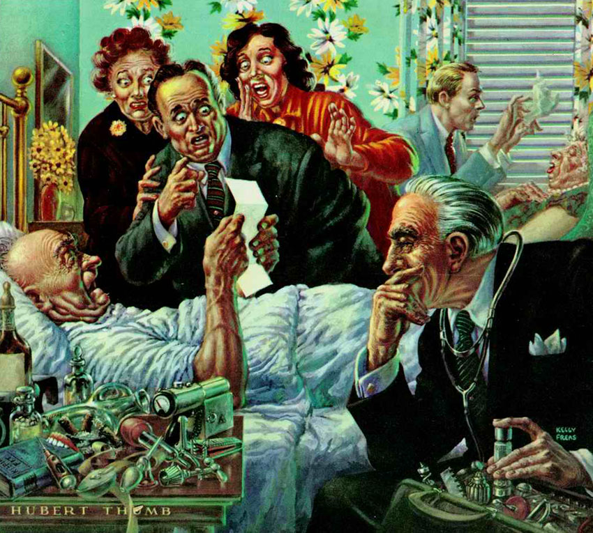 Great moments in medicine, by Frank Kelly Freas