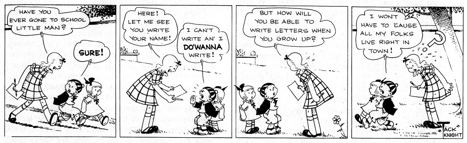 comic art by Tack Knight