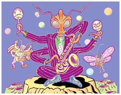 Bughouse, art by Steve Lafler