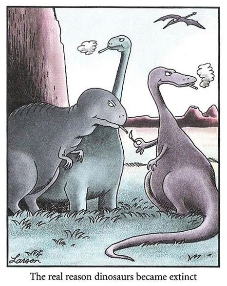 Cartoon by Gary Larson