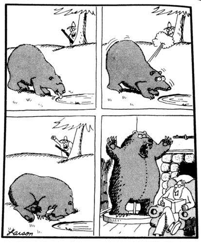 Cartoon by Gary Larson