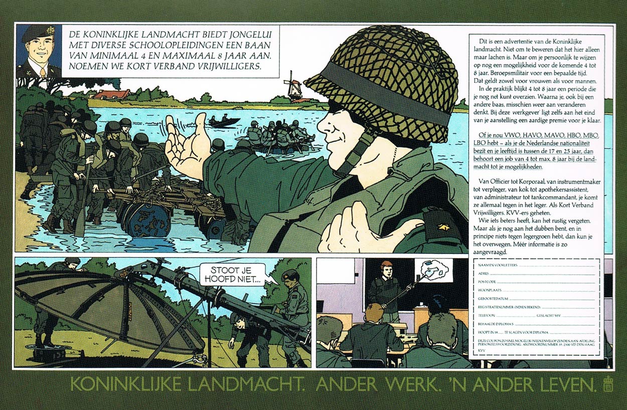 Landmacht ad by Martin Lodewijk