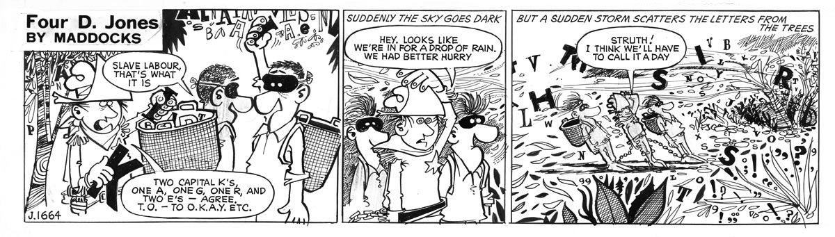 Four D. Jones, by Peter Maddocks