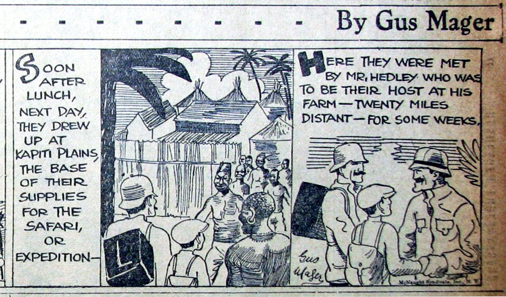 Oliver's Adventures (San Francisco Chronicle, 2 April 1928), by Gus Mager