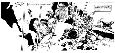 comic art by Nestor Malgapo