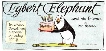 Egbert Elephant, by Dan Noonan