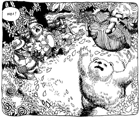 Comic art by Aapo Rapi