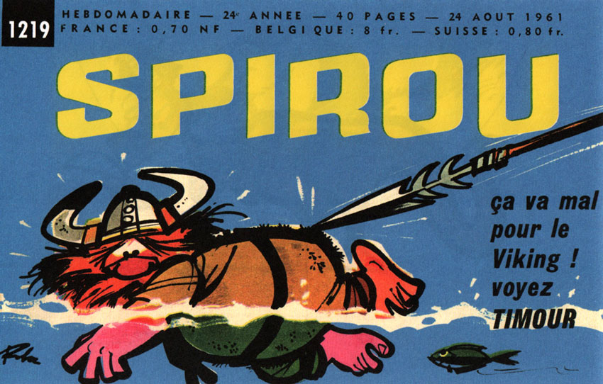 Header announcement for Spirou