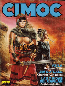 cover for Cimoc, by Luis Royo