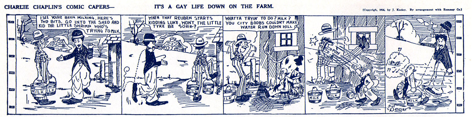 Charlie Chaplin's Comedy Capers (1917), by Elzie Segar