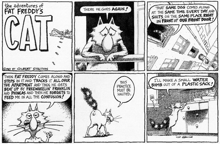Fat Freddy's Cat, by Gilbert Shelton
