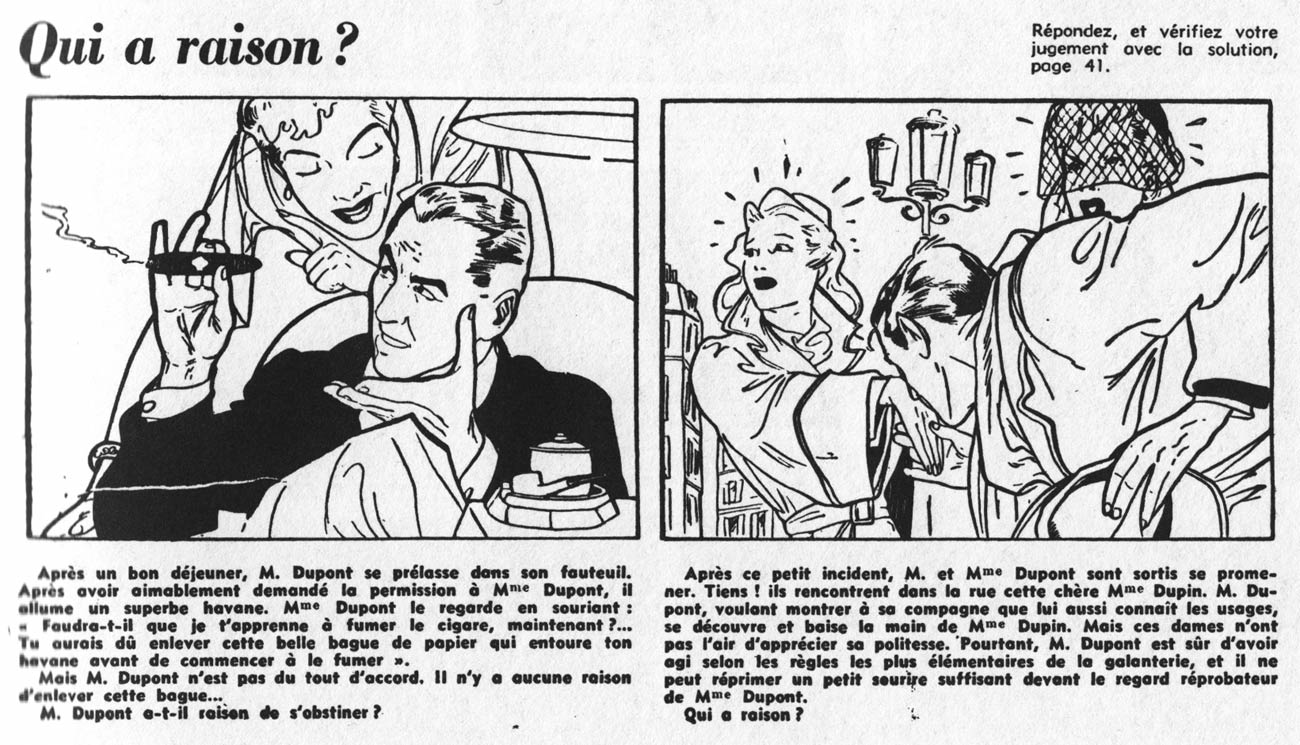 from Bonnes Soirées, by Albert Uderzo (1953)