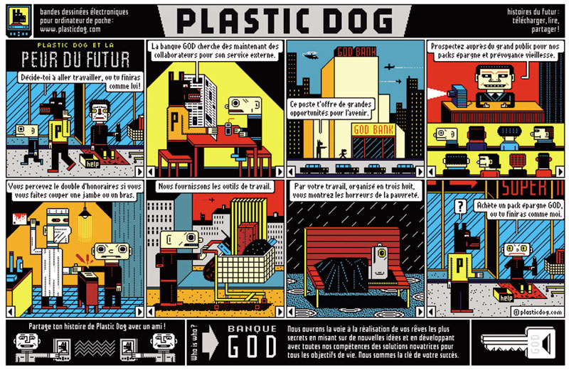 Plastic Dog by Henning Wagenbreth