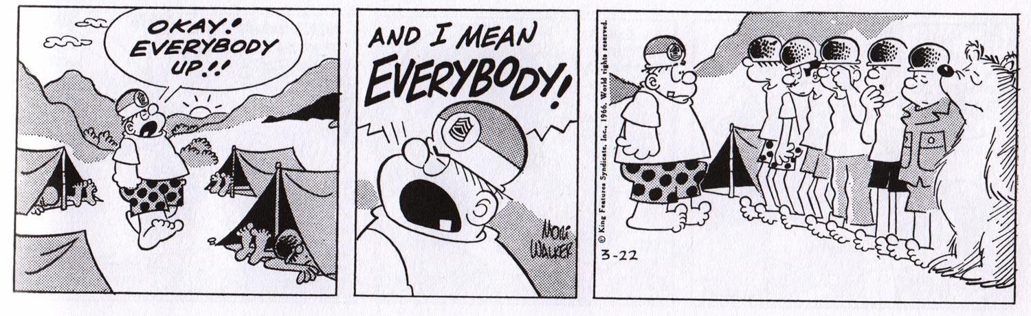 Beetle Bailey (22 March 1966)