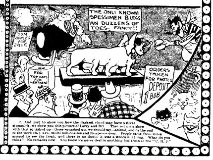 Lanky Larry and Bloated Bill, by Tom Wilkinson 1902