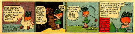 Kitty Higgins, by Frank Willard