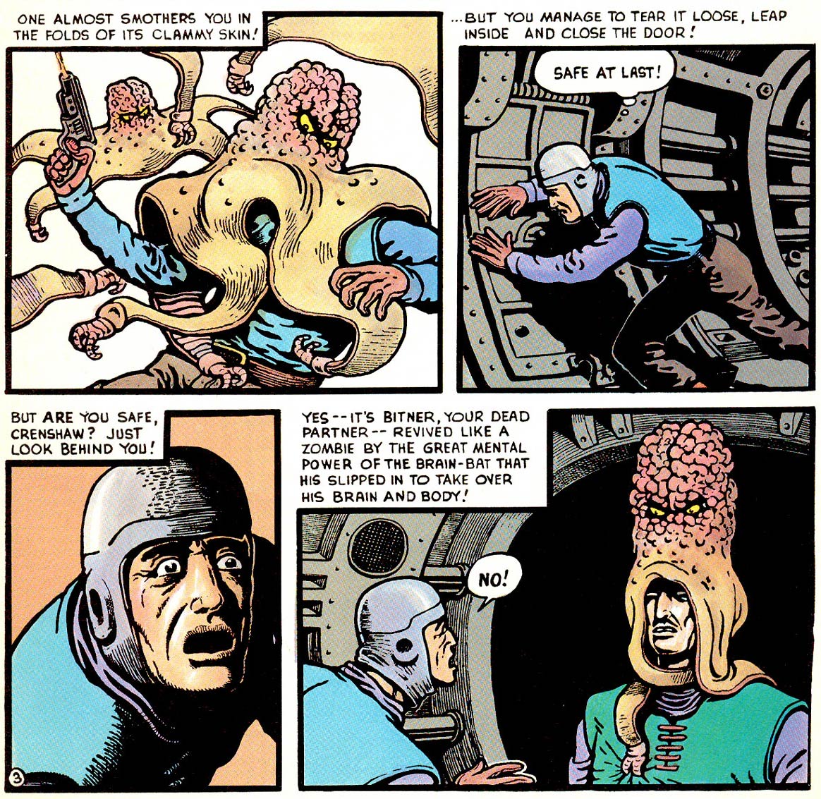 Brain Bats of Venus by Basil Wolverton