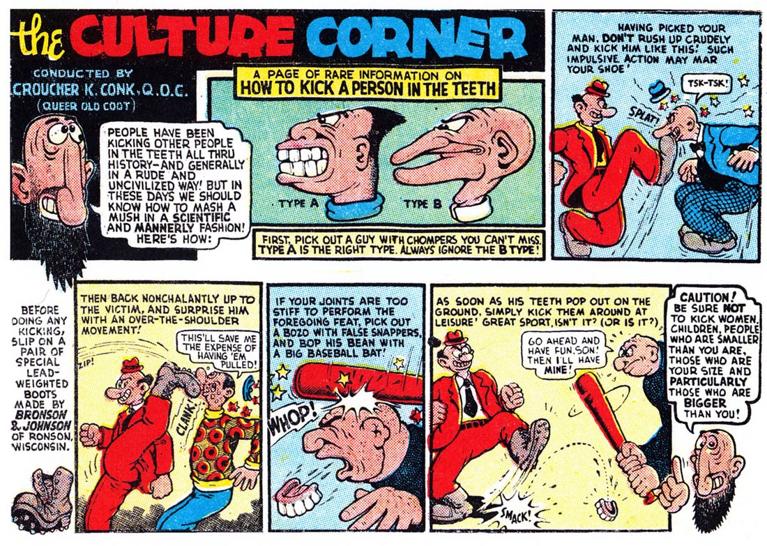 The Culture Corner by Basil Wolverton