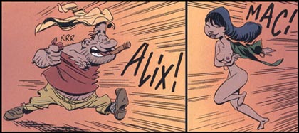 Les innomables, artwork by Didier Conrad