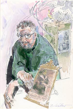 Erno Zorad self-portrait