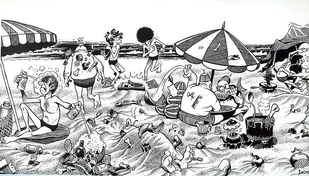 The Beach, by Muhammad az-Zuwawi at Tarhuni