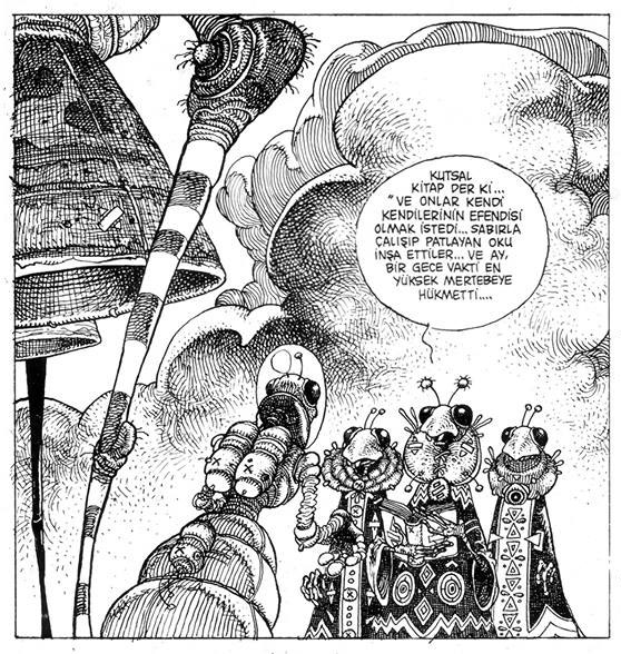 Comic art by Suat Gonulay